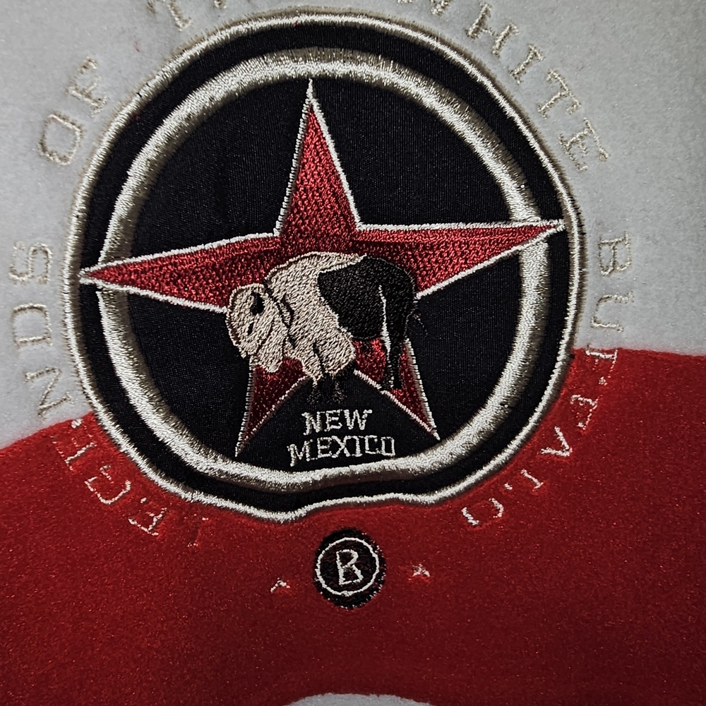 Bogner Fire + Ice Fleece Jacket Red New Mexico Patch Full Zip Ski Women’s Small